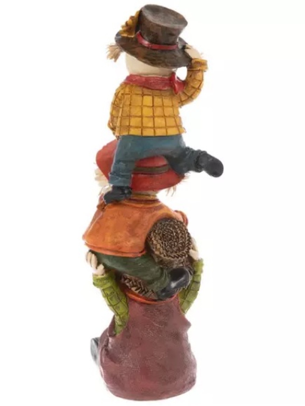 Stacked Scarecrows Figurine - Picture 3 of 4